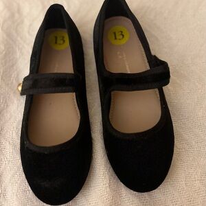 Cupcakes and Cashmere Classic Black Kids Mary Jane Shoes